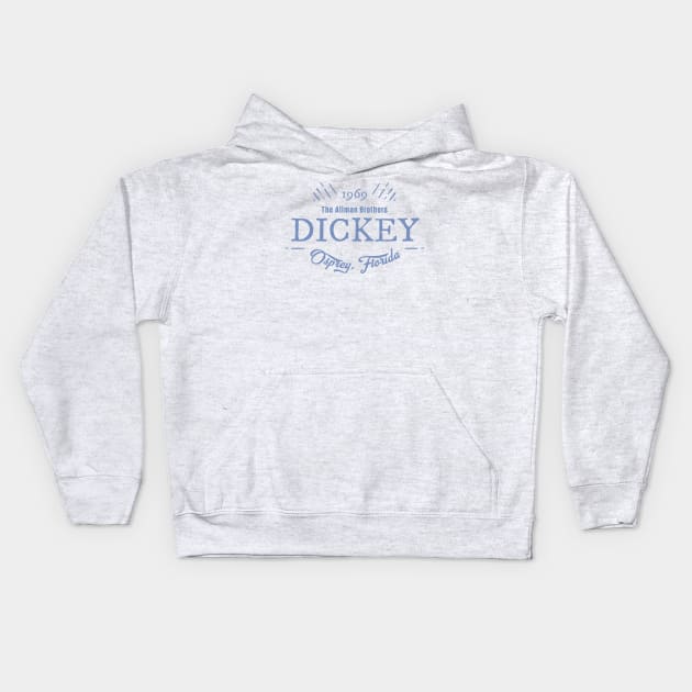 Dickey Betts Vintage Kids Hoodie by tosleep